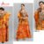 Afreen Kaftan Polyester Crepe Fabric With Digital Printing and Stone Work-Size - Free Size (fits up to 3Xl)