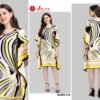Kurti Kaftans Polyester Crepe With Digitally Printed Size - Free size ( M To 3xl)