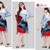 Kurti Kaftans Polyester Crepe With Digitally Printed Size - Free size ( M To 3xl)