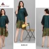 Kurti Kaftans Polyester Crepe With Digitally Printed Size - Free size ( M To 3xl)