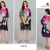 Kurti Kaftans Polyester Crepe With Digitally Printed Size - Free size ( M To 3xl)