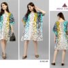 Kurti Kaftans Polyester Crepe With Digitally Printed Size - Free size ( M To 3xl)