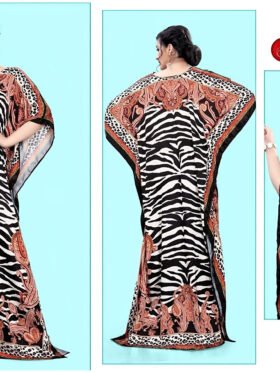 Kaftans (Kaftan - E - Nazakat) Smooth Satin Fabrics With Stone Work Size - Free Size (fits up to 5Xl)