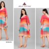 Beach Wear Kaftan Weightless Georgette With Digitally Printed Size - Free Size (Fits M to 3Xl)