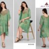 Beach Wear Kaftan Weightless Georgette With Digitally Printed Size - Free Size (Fits M to 3Xl)