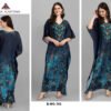 Kaftans (Kaftan - E - Nazakat) Smooth Satin Fabrics With Stone Work Size - Free Size (fits up to 5Xl)