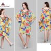 Beach Wear Kaftan Weightless Georgette With Digitally Printed Size - Free Size (Fits M to 3Xl)