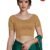 Half Net Sleeve Blouse-Colour-Bronze Mits-5