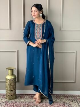 kurta set Embroidered SIZE:S,M,L,XL,XXL