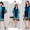Kurti Kaftans Polyester Crepe With Digitally Printed Size - Free size ( M To 3xl)