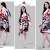 Kurti Kaftans Polyester Crepe With Digitally Printed Size - Free size ( M To 3xl)