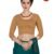 Plain Sleeve Blouse Colour-Pine Bronze Mist-5