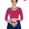 Plain Sleeve Blouse Colour-VICACIOUS-8