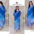 Silk Kaftan Fabric - Feather Silk With Digitally Printed Size - free size M to 3xl (fitting belt inside)
