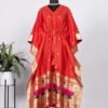 Get traditional touch to your adoring this paithni kaftan is here to win hearts