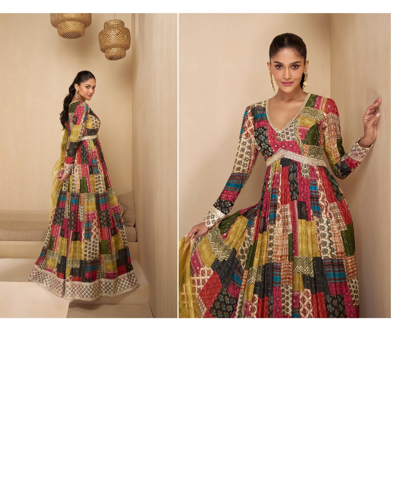 Anarkali Gown With Dupatta- 2.5