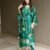 Kaftan Silk Gaji Digital Print with Gotta Patti Lace Border also comes with tassels