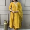 Kurta pent set with organza Dupatta SIZE:S,M,L,XL,XXL,3XL