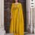 Kurti-Anarkali Long Gown With Dupatta Size-S,M,L,XL,XXL,3XL Colour-Yellow