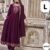 Kurti-And-Pent-With-Vichitra-Silk-Fabrics-With-Swarovski-Diamond-And-4-Side-Jacquard-Lace-Dupatta-