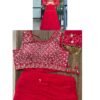 Lahenga And Shrug Set Of Georgette Fabrics Size - S(36), M(38), L(40), Xl(42) Colour-Red