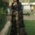 Saree Kanjivaram Border Bandhej Saree-Dark Green