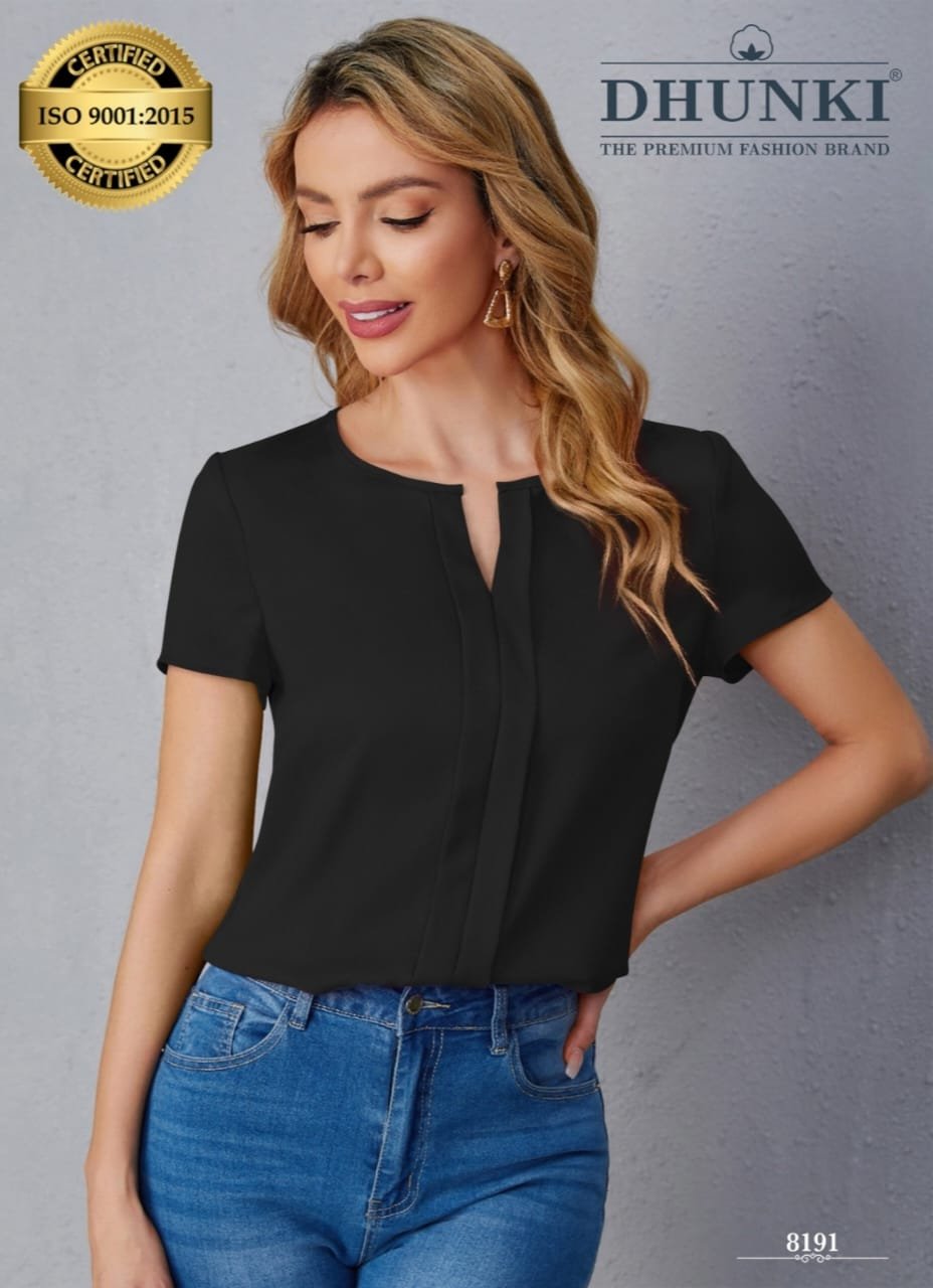 Shirt Style Top Attractive embroidery work -Black Shirt Style Top Attractive embroidery work Colour-Black Size: free size up to XL