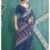 Saree-Pure Cotton Block Print Saree Colour-Deep Blue Colour With White and Lighter Blue accent In the Print