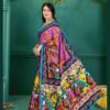 Saree- SPECIAL KALAMKARI HAND BLOCK PRINT SAREES Colour-Multi colour
