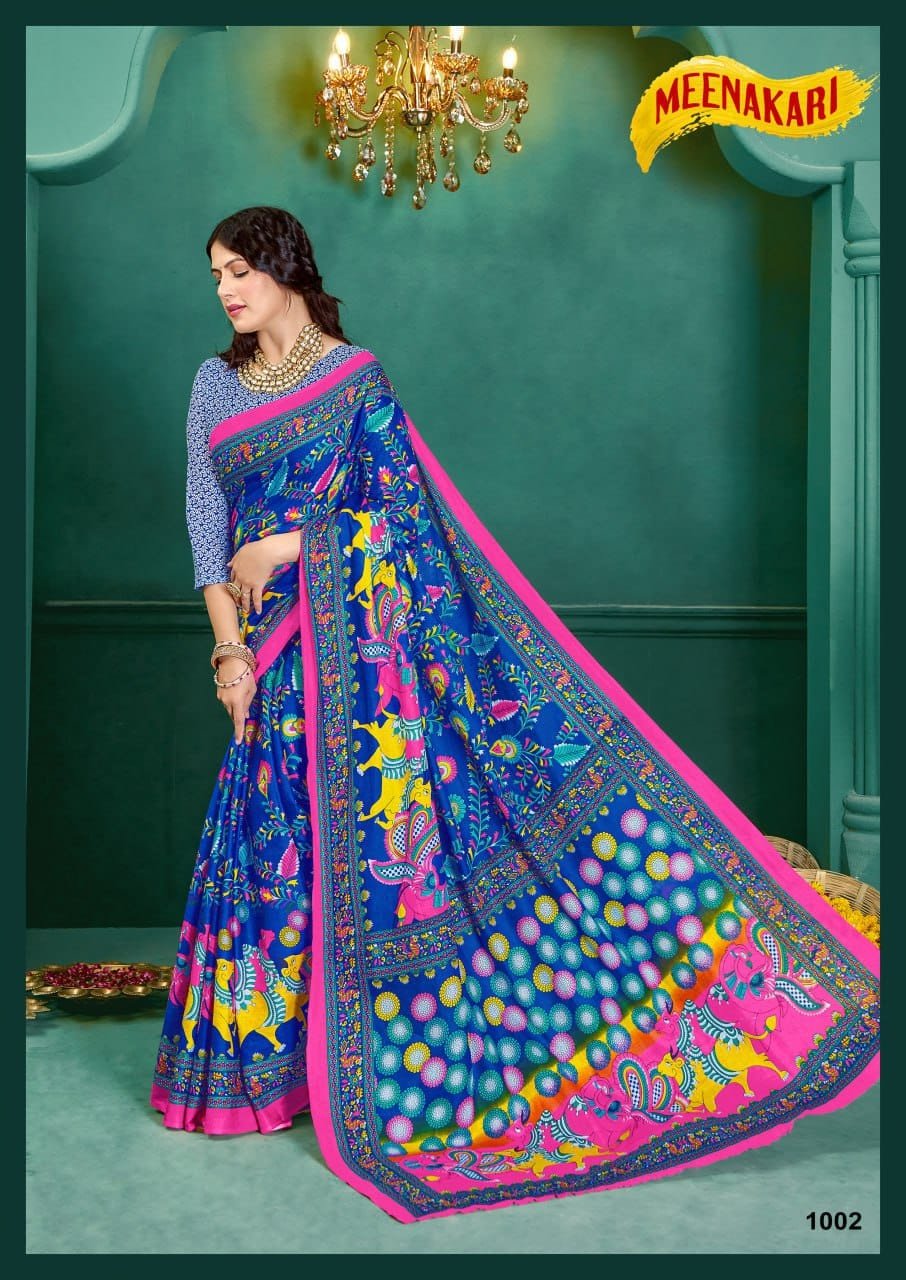 WhatsApp Image 2024-12-05 at 5.22.40 PM Saree- SPECIAL KALAMKARI HAND BLOCK PRINT SAREES Colour-Blue