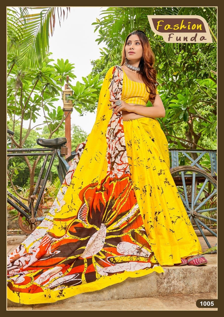 WhatsApp Image 2024-12-05 at 5.23.18 PM SAREE- Pure Bagru Fancy Hand Printed Sarees with Runing Hand Printed Unstich Blouse pice-Colour-Redd and Yellow