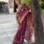SAREE-PURE CANDY COTTON SILK WITH JAQUARD BORDER -COLOUR-MAROON