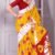 Saree- PURE COTTON TIEDYE PRINT SAREES -Colour-Red and White yellow