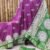 Saree- Silver borders along with pallu and blouse Colour-Pink And Green