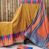 Saree- Silver borders along with pallu and blouse Colour-Yellow