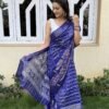 Saree-Super Candy Cotton Silk Saree -Colour-Blue