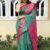 Saree-Marsh Mellon Silk Saree With Jaquard Butti All over Saree-Colour- Pink and Green