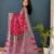 SAREE-PURE COTTON JAIPUR BLOCK PRINT SAREES WITH UNSTITCHED BLOUSE PICE-Colour-Pink