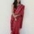 Saree- Pure Candy Cotton silk with Jaquard Border Bandhej Saree-Colour-Red
