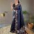 SAREE- BANARASI SOFT SILK SAREE WITH BEAUTIFUL ZARI WORK COLOUR-BLUE