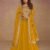 Gown Silk With Sequence Embroidery Work With Dupatta SIZE:- (Free Size Stitched Xl-42With Margin) Colour-Yellow