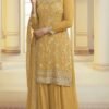 Kurti and Plazzo With Dupatta Sizes – S To 4xl(48) Colour-Yellow