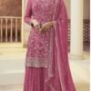 Kurti and Plazzo With Dupatta Sizes – S To 4xl(48) Colour-Pink