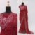 SAREE- SOFT HEAVY GEORGETTE FABRIC ON BEAUTIFUL EMBRODIERY C-PALLU THREAD WITH 4000+ REAL MIRROR WORK ON SAREE-COLOUR-RED