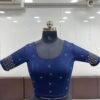 Blouse- Ready to Wear Stretchable Blouse-Cotton Lycra Fabrics Blouse-Colour- Navy Blue