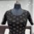 BLOUSE- READY TO WEAR STRETCHABLE CRUSH WITH FOIL PRINT BLOUSE -COLOUR-BLACK