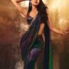 Saree- JANHVI KAPOOR ORIGINAL BOLLYWOOD SAREE-MULTI COLOR EXPORT QUALITY FINE YARD FABRIC WITH HEAVY FULL SEQUINS WORK SAREE-Colour-Multi Colour