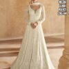 Anarkali-Anrakali Gown Full Heavy Look Chikankari Embroidered Dresses With Embroidered Dupatta