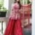 Crop Top and Plazzo- Crop Top and Plazzo WITH NET AND EMBROIDERED DUPPATTA