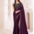 Saree-Saree Party Wear Designer Unstitch Saree With Blouse and Satin Silk Fabrics
